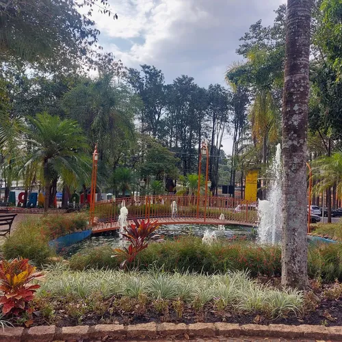 Praça dos Coqueiros, Holambra, São Paulo, Brasil
