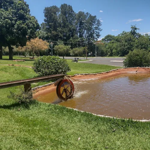 Praça da Cachoeira, Holambra, São Paulo, Brasil