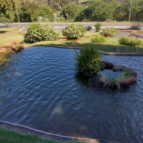 Praça da Cachoeira, Holambra, São Paulo, Brasil