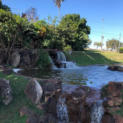 Praça da Cachoeira, Holambra, São Paulo, Brasil